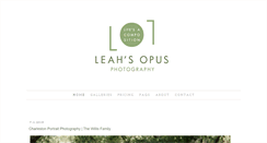 Desktop Screenshot of leahsopusphotography.com